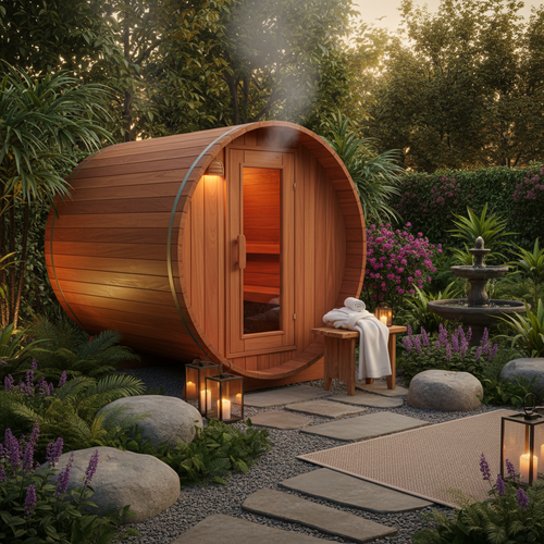 Cedar Barrel Sauna